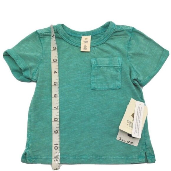 Open Edit Nordstrom Baby Clothes Top & Two Shorts Set 6M Green Multicolor NEW - Picture 10 of 10